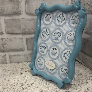 Elegant Sky Blue Photo Frame